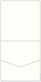 Crest Natural White Pocket Invitation Style A1 (5 3/4 x 5 3/4)