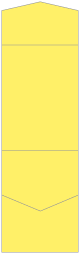 Factory Yellow Pocket Invitation Style A11 (5 1/4 x 7 1/4)
