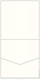 Pearlized Latte Pocket Invitation Style A1 (5 3/4 x 5 3/4)