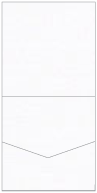 Linen Solar White Pocket Invitation Style A2 (7 x 7)