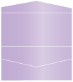 Violet Pocket Invitation Style A4 (4 x 9)