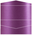 Purple Silk Pocket Invitation Style A4 (4 x 9)
