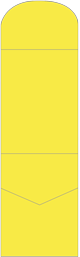 Lemon Drop Pocket Invitation Style  A6 (5 1/4 x 7 1/4)