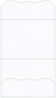 Linen Solar White Pocket Invitation Style A9 (5 1/4 x 7 1/4)10/Pk