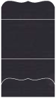 Linen Black Pocket Invitation Style A9 (5 1/4 x 7 1/4)10/Pk