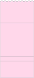 Pink Feather Pocket Invitation Style B1 (6 1/4 x 6 1/4) - 10/Pk
