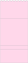 Pink Feather Pocket Invitation Style B1 (6 1/4 x 6 1/4)