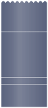 Blue Satin Pocket Invitation Style B1 (6 1/4 x 6 1/4) - 10/Pk