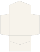 Beige Pocket Invitation Style B2 (6 1/4 x 6 1/4) - 10/Pk