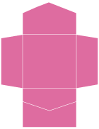 Raspberry Pocket Invitation Style B2 (6 1/4 x 6 1/4) - 10/Pk