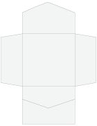Soho Grey Pocket Invitation Style B2 (6 1/4 x 6 1/4) - 10/Pk