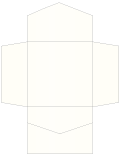 Pearlized White Pocket Invitation Style B2 (6 1/4 x 6 1/4)10/Pk