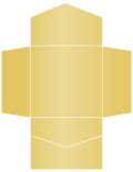 Gold Pocket Invitation Style B2 (6 1/4 x 6 1/4)10/Pk