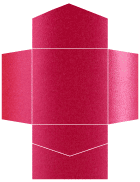 Pink Silk Pocket Invitation Style B2 (6 1/4 x 6 1/4) - 10/Pk