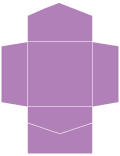 Grape Jelly Pocket Invitation Style B2 (6 1/4 x 6 1/4)10/Pk