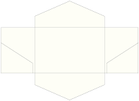 Textured Bianco Pocket Invitation Style B3 (5 3/4 x 8 3/4) - 10/Pk