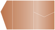 Copper Pocket Invitation Style B5 (5 1/4 x 7 1/4)