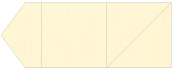 Eames Natural White (Textured) Pocket Invitation Style B6 (6 1/4 x 6 1/4) - 10/Pk