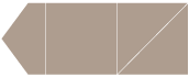 Pyro Brown Pocket Invitation Style B6 (6 1/4 x 6 1/4) - 10/Pk