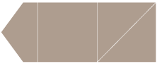 Pyro Brown Pocket Invitation Style B6 (6 1/8 x 6 1/8) - 10/Pk