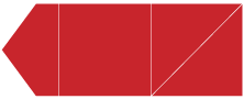 Red Pepper Pocket Invitation Style B6 (6 1/8 x 6 1/8) - 10/Pk