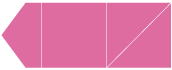 Raspberry Pocket Invitation Style B6 (6 1/4 x 6 1/4) - 10/Pk