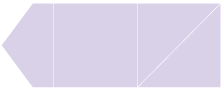 Purple Lace Pocket Invitation Style B6 (6 1/8 x 6 1/8) - 10/Pk