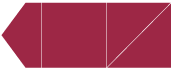 Pomegranate Pocket Invitation Style B6 (6 1/4 x 6 1/4) - 10/Pk