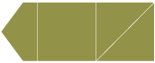 Olive Pocket Invitation Style B6 (6 1/4 x 6 1/4) - 10/Pk