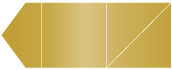 Rich Gold Pocket Invitation Style B6 (6 1/4 x 6 1/4) - 10/Pk