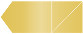 Gold Pocket Invitation Style B6 (6 1/4 x 6 1/4) - 10/Pk