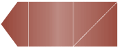 Red Satin Pocket Invitation Style B6 (6 1/4 x 6 1/4) - 10/Pk