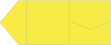 Lemon Drop Pocket Invitation Style B9 (6 1/4 x 6 1/4)