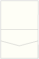 Textured Bianco Pocket Invitation Style C1 (4 1/4 x 5 1/2) 10/Pk