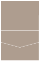 Pyro Brown Pocket Invitation Style C1 (4 1/2 x 5 1/2)