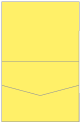 Factory Yellow Pocket Invitation Style C1 (4 1/2 x 5 1/2)