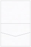 Linen Solar White Pocket Invitation Style C1 (4 1/2 x 5 1/2)10/Pk