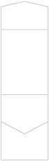 Crest Solar White Pocket Invitation Style C2 (4 1/2 x 6 1/4)