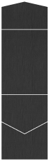 Eames Graphite (Textured) Pocket Invitation Style C2 (4 1/2 x 6 1/4)