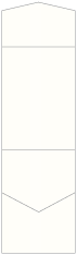 Pearlized White Pocket Invitation Style C2 (4 1/2 x 6 1/4)