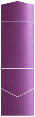 Purple Silk Pocket Invitation Style C2 (4 1/2 x 6 1/4)