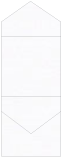 Linen Solar White Pocket Invitation Style C3 (5 3/4 x 5 3/4)10/Pk