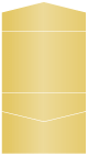 Gold Pocket Invitation Style C4 (5 1/4 x 7 1/4)10/Pk