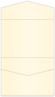 Gold Pearl Pocket Invitation Style C4 (5 1/4 x 7 1/4)10/Pk