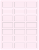 Pink Feather Soho Rectangular Labels 1 1/8 x 2 1/4 (21 per sheet - 5 sheets per pack)