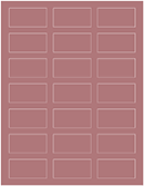 Riviera Rose Soho Rectangular Labels 1 1/8 x 2 1/4 (21 per sheet - 5 sheets per pack)