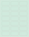 Mist Soho Rectangular Labels 1 1/8 x 2 1/4 (21 per sheet - 5 sheets per pack)
