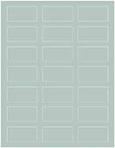 Dusk Blue Soho Rectangular Labels 1 1/8 x 2 1/4 (21 per sheet - 5 sheets per pack)