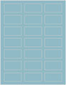 Textured Aquamarine Soho Rectangular Labels 1 1/8 x 2 1/4 (21 per sheet - 5 sheets per pack)