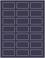 Navy Soho Rectangular Labels 1 1/8 x 2 1/4 (21 per sheet - 5 sheets per pack)